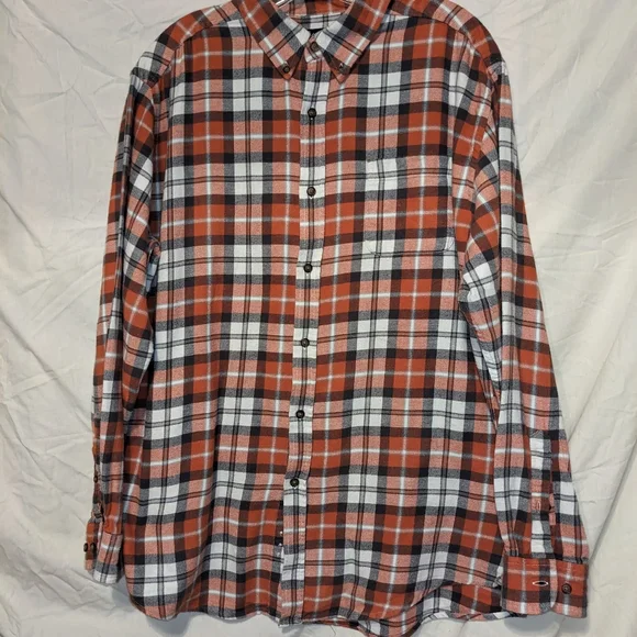 SOLD! WeQUEEN Concert Plaid Flannel Shirt Hand Crafted Upcycled Handmade - Picture 8 of 11